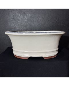 VASO OVAL BRANCO (31 X 24 X 12,5cm) 1