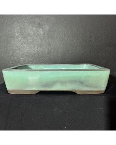 VASO RETANGULAR VERDE (28,5 X 20,5 X 7cm) 1