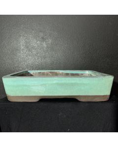 VASO RETANGULAR VERDE (35,5 X 25,5 X 8,5cm) 1