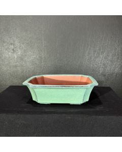 VASO RETANGULAR VERDE (21 X 17 X 6cm) 1