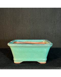 VASO RETANGULAR VERDE (16 X 13 X 7,3cm) 1