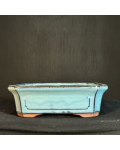 VASO RETANGULAR AZUL (23 X 17,7 X 7cm) 1