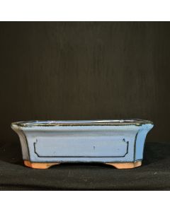VASO RETANGULAR AZUL (23 X 17,7 X 7cm) 1