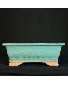 VASO RETANGULAR VERDE (21,5 X 15,7 X 8cm) 1