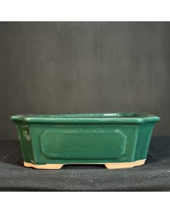 VASO RETANGULAR VERDE (20 X 16 X 7cm) 1