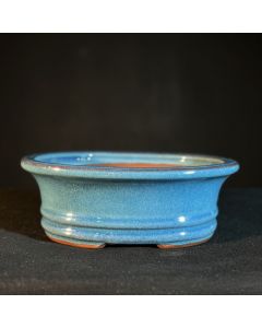 VASO OVAL AZUL (18,5X15X6,5cm) 1
