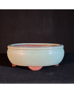 VASO OVAL VERDE (15,5X12X6cm) 1